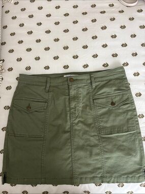 Code Bleu Denim Green Skort